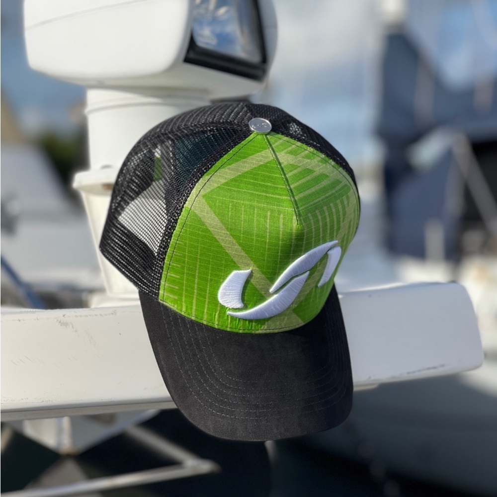 Soflo Riders Trucker hat repurposed kite